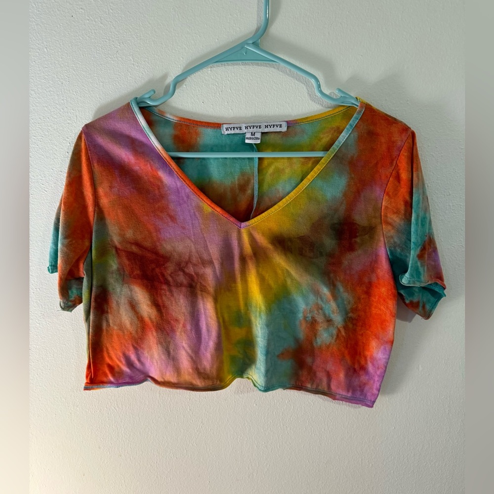 Tie Dye cropped shirt